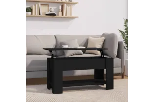 Table basse Noir 101x49x52 cm 