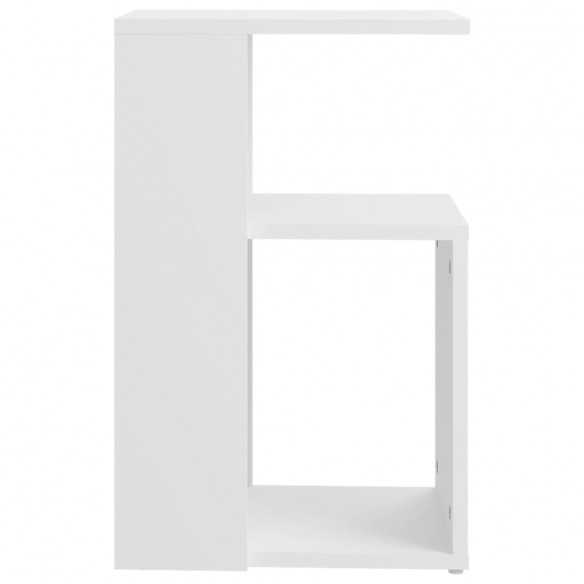Table d'appoint Blanc 36x30x56 cm Aggloméré Table d'appoint Blanc 36x30x56 cm Aggloméré