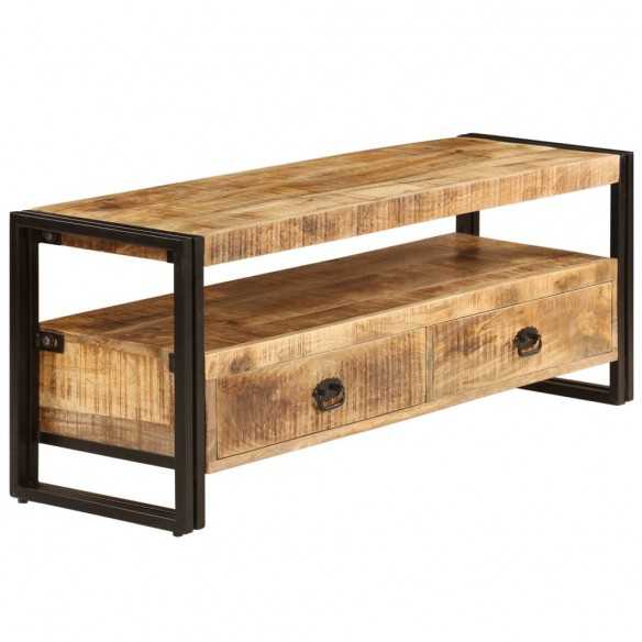 Meuble TV 120x35x45 cm Bois solide de manguier Meuble TV 120x35x45 cm Bois solide de manguier