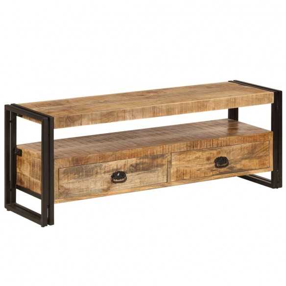 Meuble TV 120x35x45 cm Bois solide de manguier Meuble TV 120x35x45 cm Bois solide de manguier