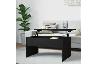 Table basse Noir 80x50,5x41,5 cm 
