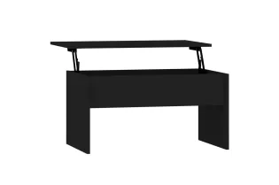 Table basse Noir 80x50,5x41,5 cm  2