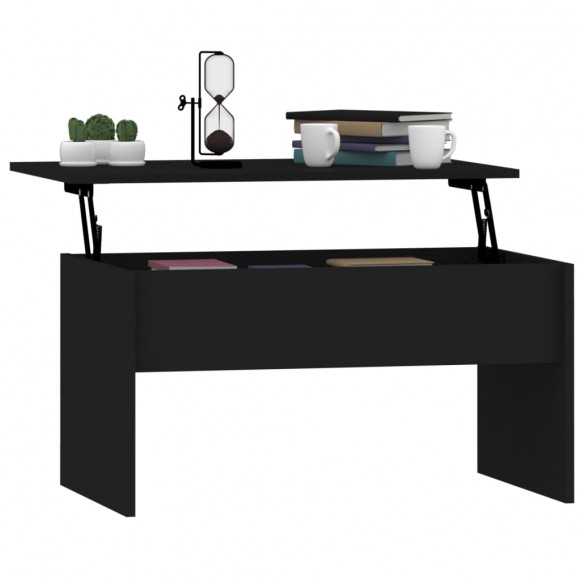Table basse Noir 80x50,5x41,5 cm 