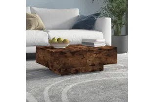 Table basse Chêne fumé 90x60x31 cm 