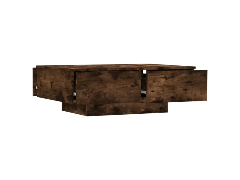 Table basse Chêne fumé 90x60x31 cm 