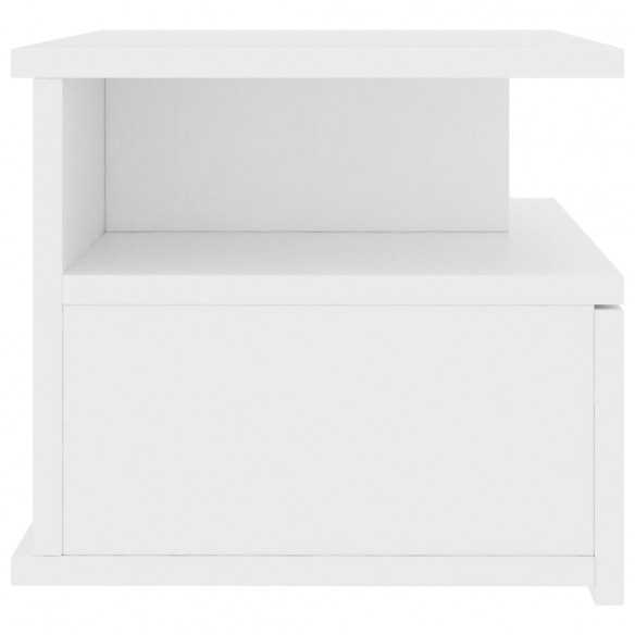 Table de chevet flottante Blanc 40x31x27 cm 