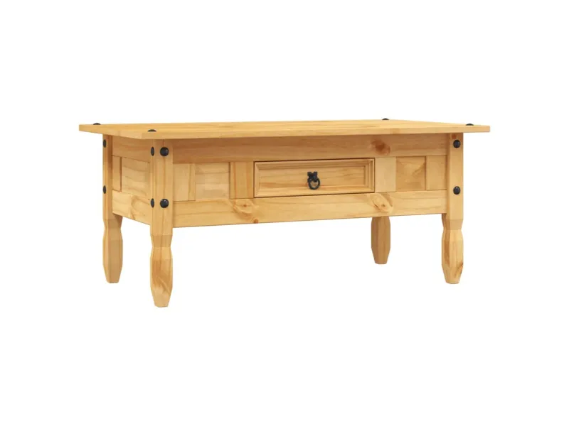 Table basse Pin mexicain Gamme Corona 100 x 55 x 45 cm