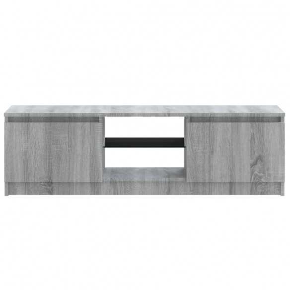 Meuble TV avec lumières LED sonoma gris 120x30x35,5 cm Meuble TV avec lumières LED sonoma gris 120x30x35,5 cm