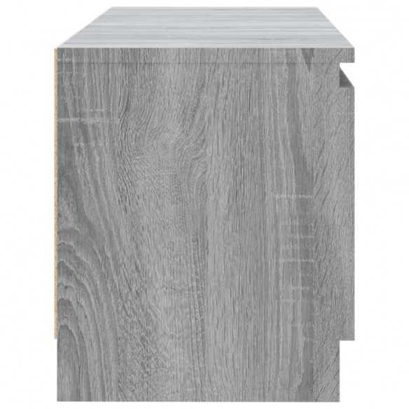 Meuble TV avec lumières LED sonoma gris 120x30x35,5 cm Meuble TV avec lumières LED sonoma gris 120x30x35,5 cm