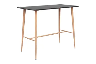 Table de bar Noir 120x60x105 cm
