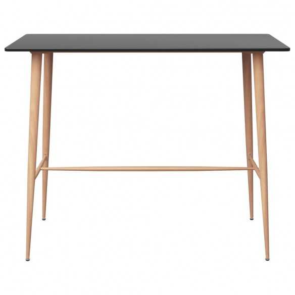 Table de bar Noir 120x60x105 cm