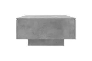 Table basse Gris béton 90x60x31 cm Aggloméré 2