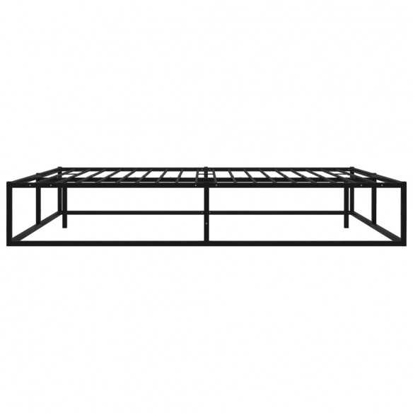 Lit Noir Métal 140x200 cm