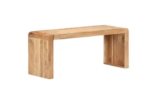 Banc 110x38x46 cm Bois solide d'acacia