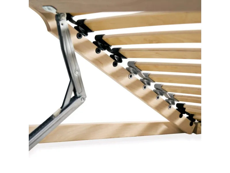 Sommiers à lattes 2 pcs avec 28 lattes 7 zones 90x200 cm