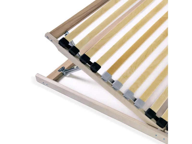 Sommier à lattes avec 28 lattes 7 zones 90 x 200 cm