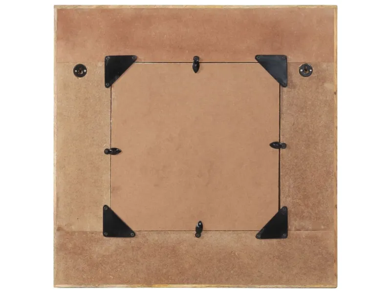 Miroir mural Bois de récupération massif 60 x 60 cm