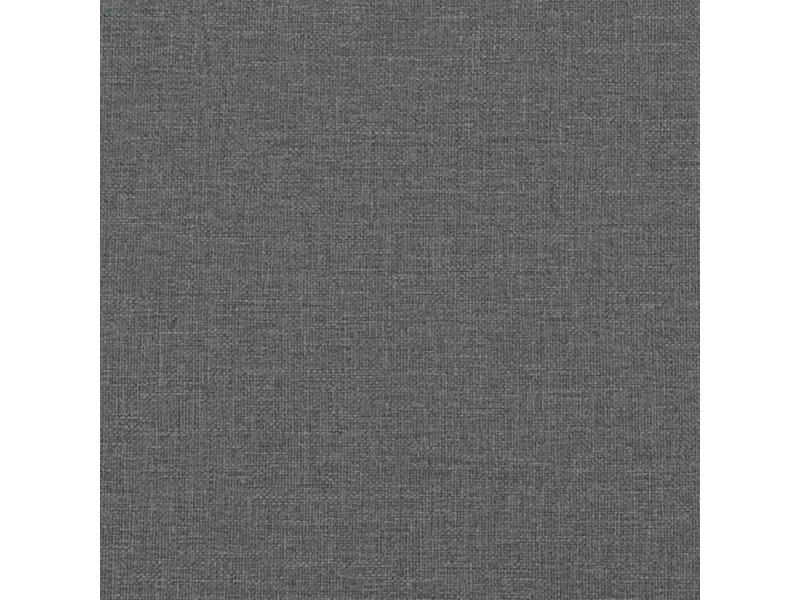 Canapé-lit avec coussins gris foncé tissu