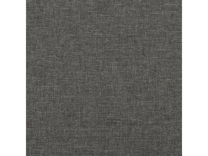 Lit Gris foncé 160x200 cm Tissu