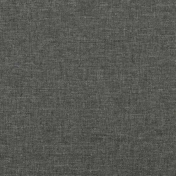 Lit Gris foncé 160x200 cm Tissu