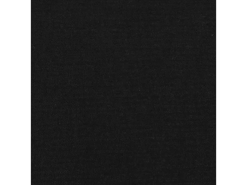 Lit Noir 160x200 cm Tissu