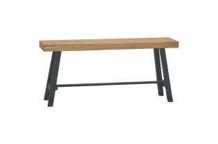 Banc 110 cm Bois massif de teck