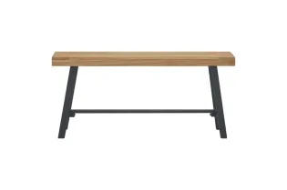 Banc 110 cm Bois massif de teck 2