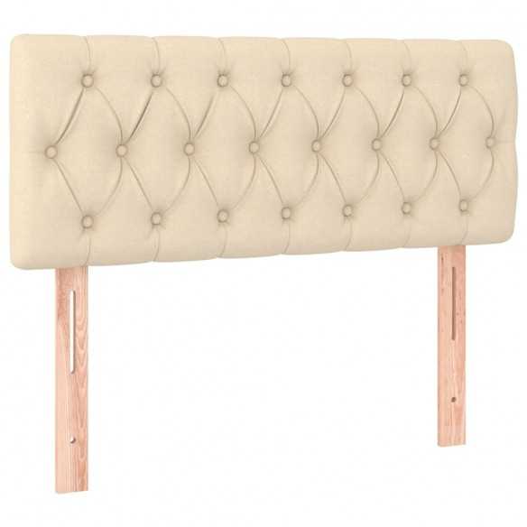 Tête de lit Crème 90x7x78/88 cm Tissu
