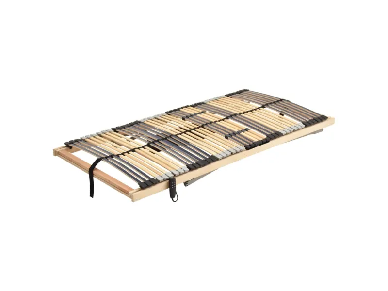 Sommier à lattes électrique avec 42 lattes 7 zones 80x200 cm