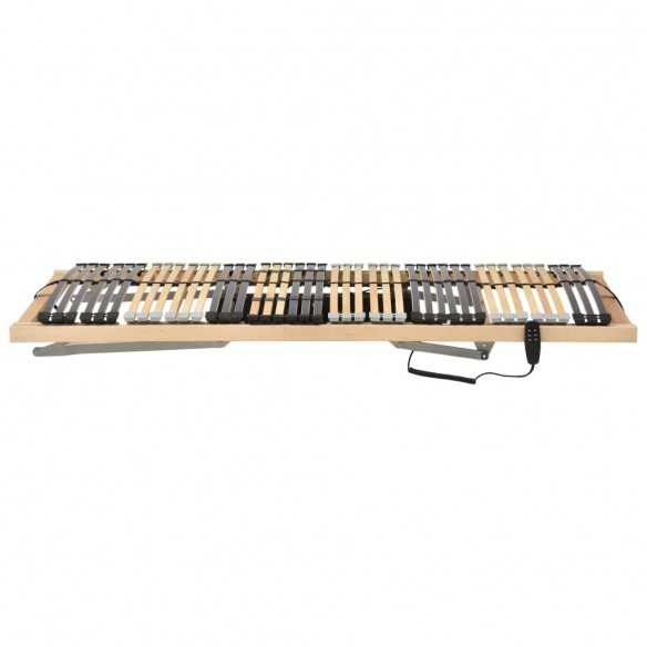 Sommier à lattes électrique avec 42 lattes 7 zones 80x200 cm