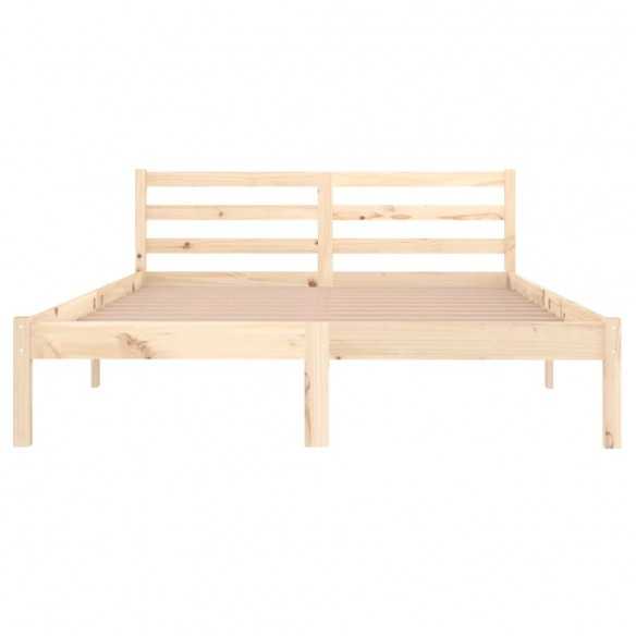 Lit Bois de pin massif 140x200 cm