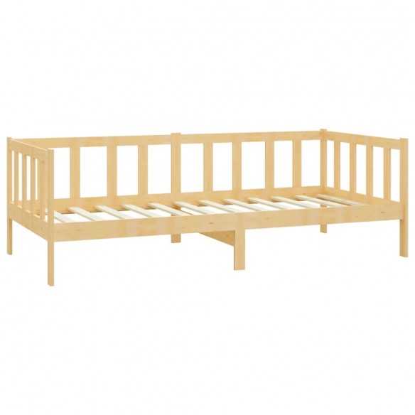 Lit Bois de pin massif 90x200 cm