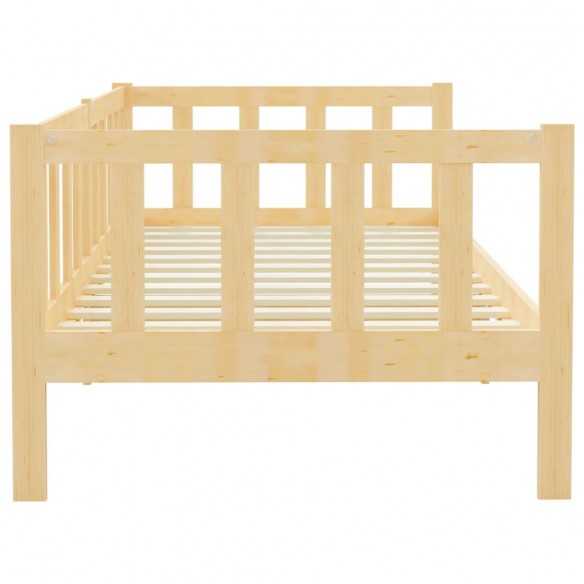 Lit Bois de pin massif 90x200 cm