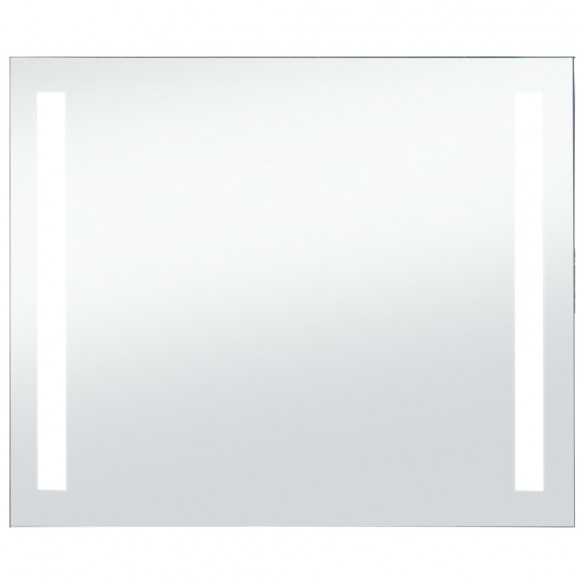 Miroir mural à LED pour salle de bains 80x60 cm