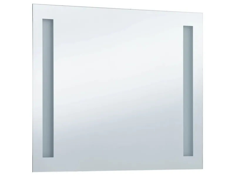 Miroir mural à LED pour salle de bains 80x60 cm