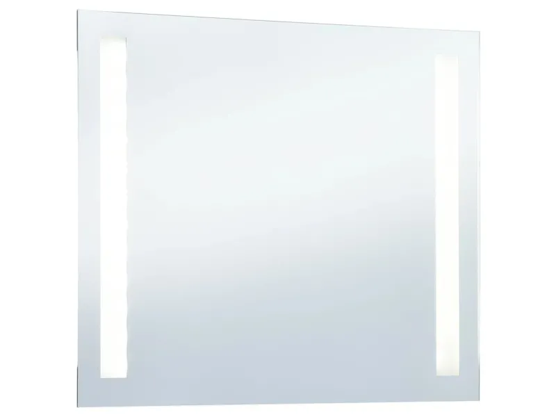 Miroir mural à LED pour salle de bains 80x60 cm