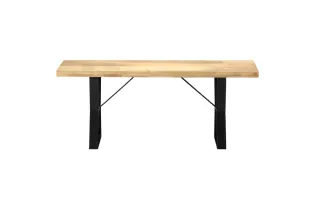 Banc 110 cm Bois de manguier massif 2