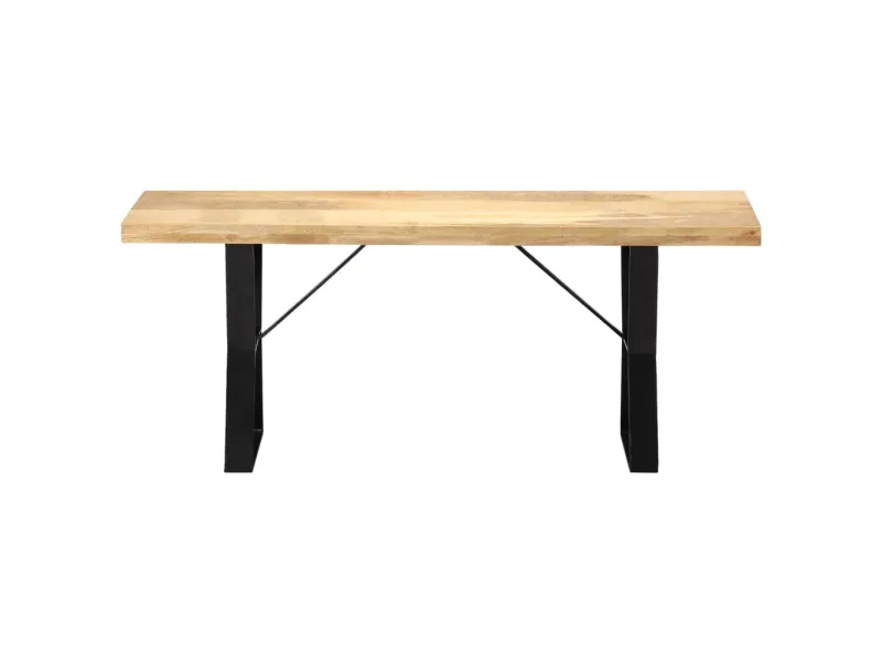 Banc 110 cm Bois de manguier massif