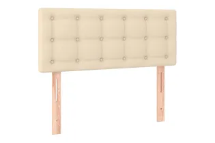 Tête de lit Crème 90x5x78/88 cm Tissu 2