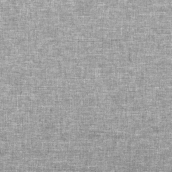 Tête de lit avec oreilles Gris clair 103x16x118/128 cm Tissu