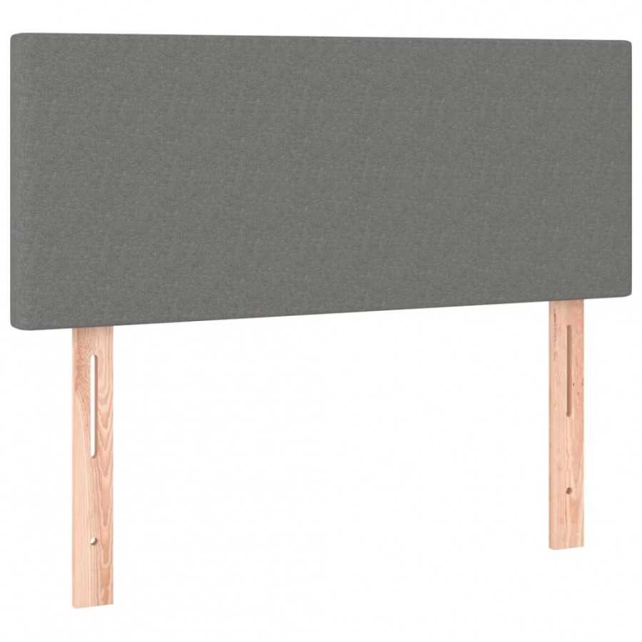 Tête de lit Gris foncé 90x5x78/88 cm Tissu