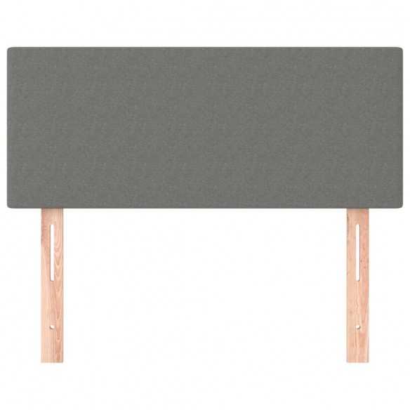 Tête de lit Gris foncé 90x5x78/88 cm Tissu