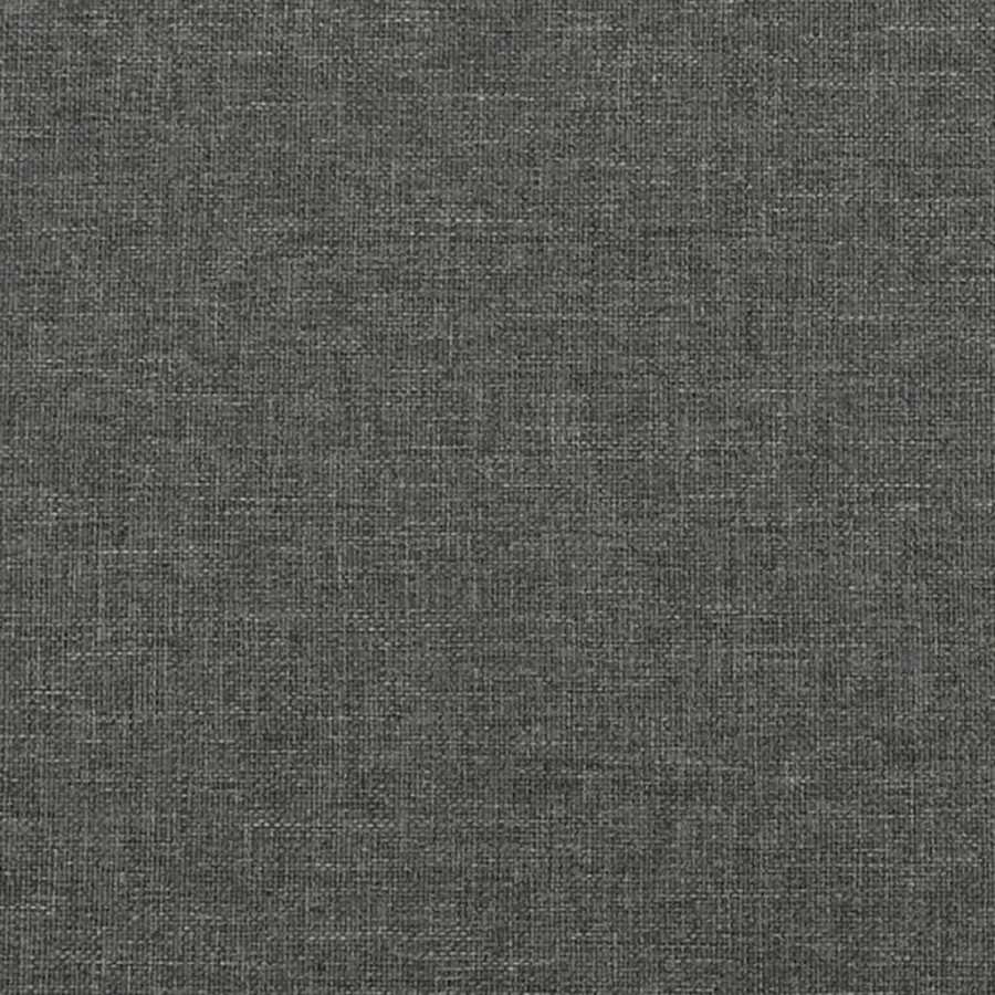 Tête de lit Gris foncé 90x5x78/88 cm Tissu