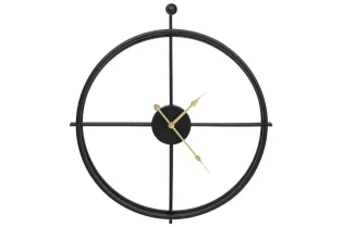 Horloge murale Noir 52 cm Fer 2