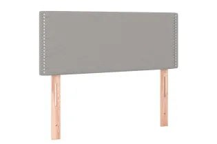 Tête de lit Gris clair 100x5x78/88 cm Tissu 2
