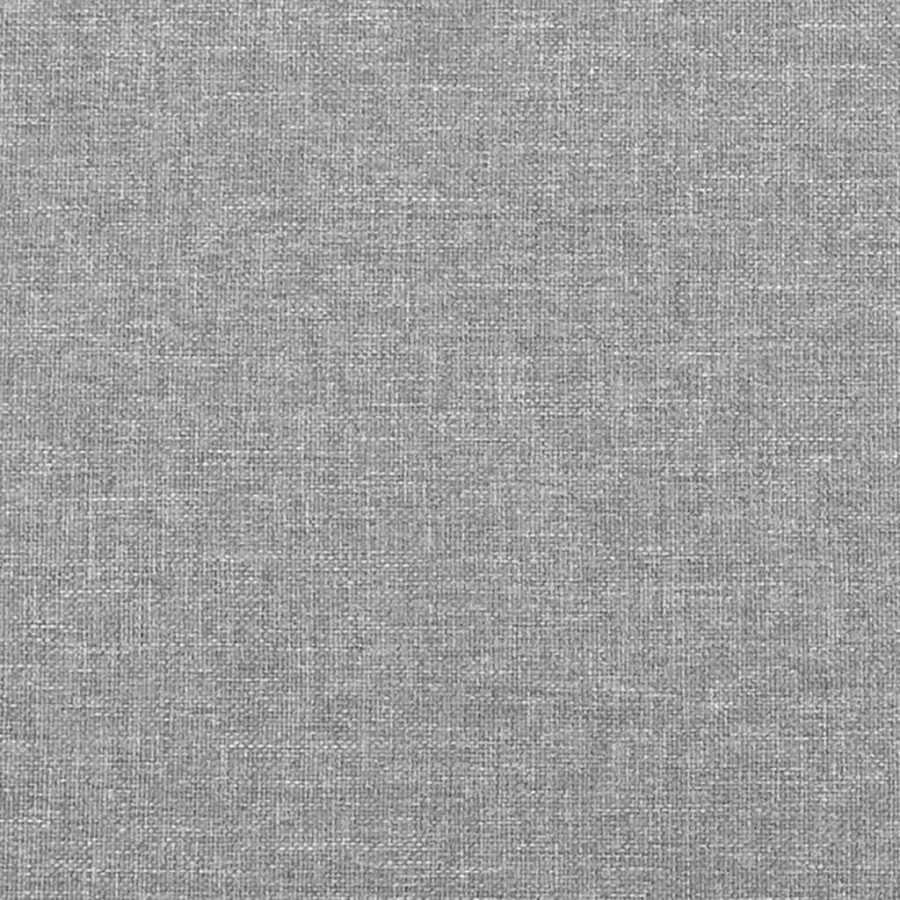 Tête de lit Gris clair 100x5x78/88 cm Tissu