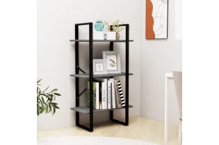 Étagère de rangement Gris 60x30x105 cm Bois de pin massif