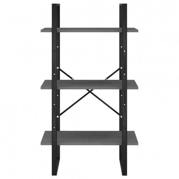 Étagère de rangement Gris 60x30x105 cm Bois de pin massif