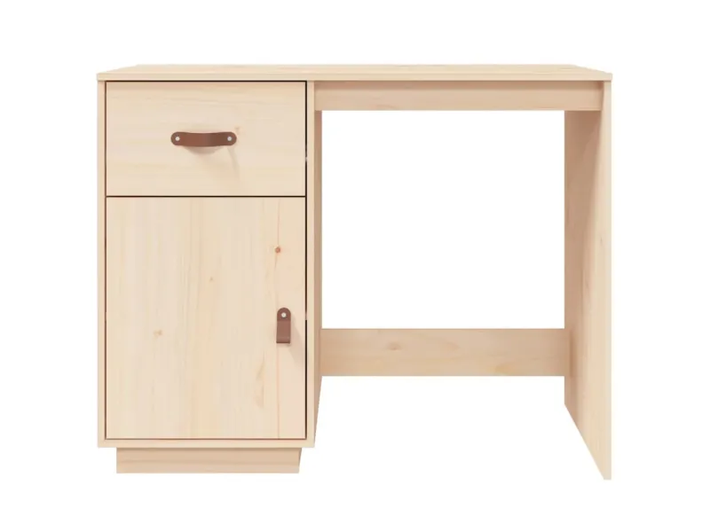Bureau 95x50x75 cm Bois massif de pin