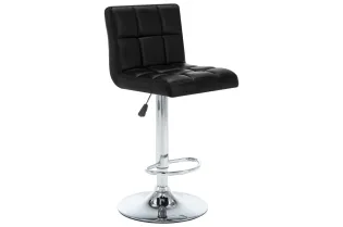 Tabourets de bar lot de 2 noir similicuir 2